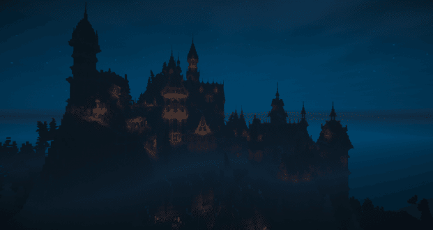 minecraft dark castle map