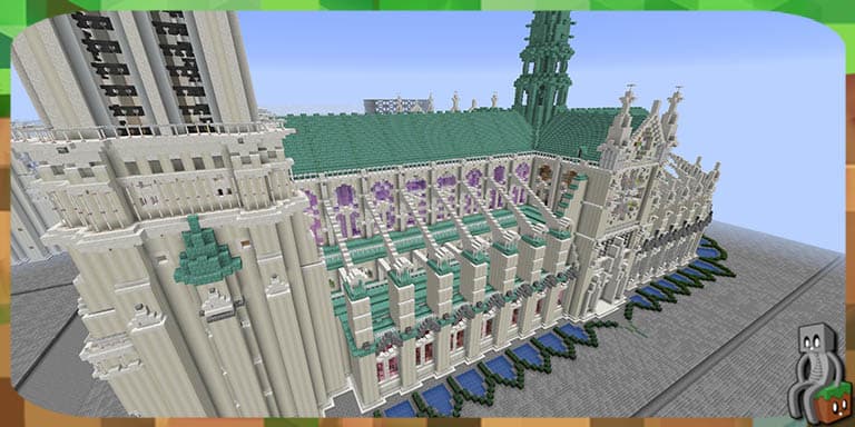 plans de la cathédrale minecraft