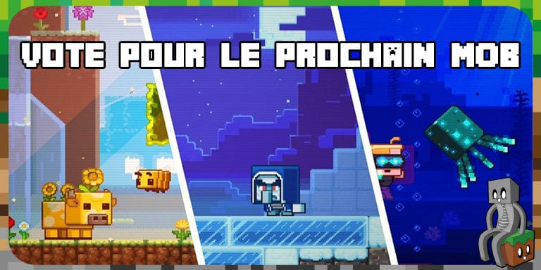 Vote Du Prochain Mob Minecraft Live Minecraft France