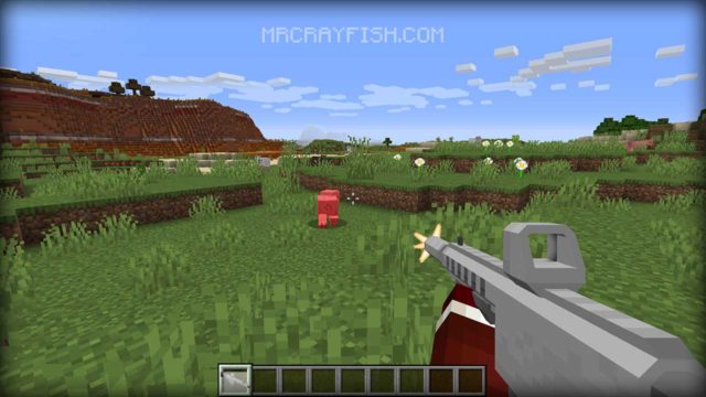 Mrcrayfish gun mod как поставить прицел