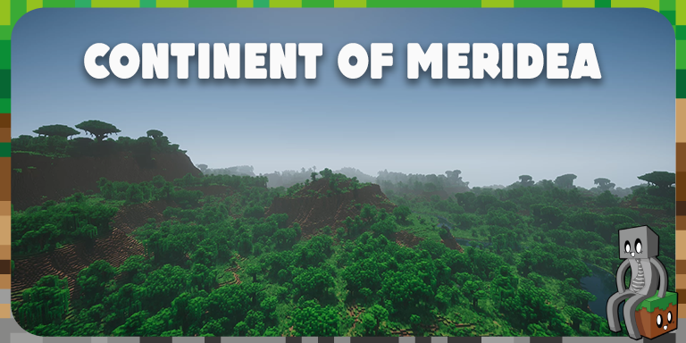 Continent of Meridea - a free 17k x 12k map for Creative and Adventure  players [1.18+] Minecraft Map