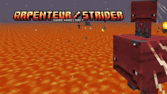 Arpenteur / Strider : Créature Minecraft du Nether - Minecraft-France